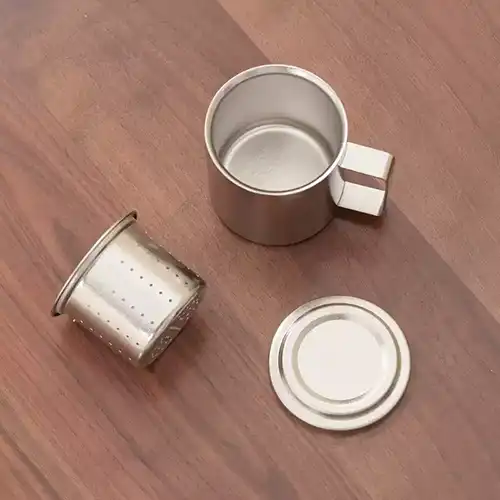 纯钛茶杯 纯钛茶杯