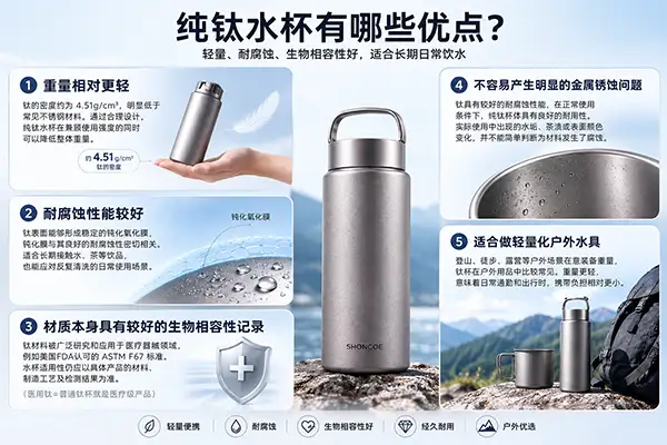 纯钛水杯优点 纯钛水杯优点